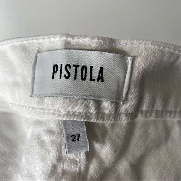 pistola Gigi Cut Off Denim Short in Polarize - Picture 11 of 12